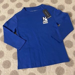 SOLD Offline - NWT Blue Long Sleeve Nautica shirt. 100% cotton.